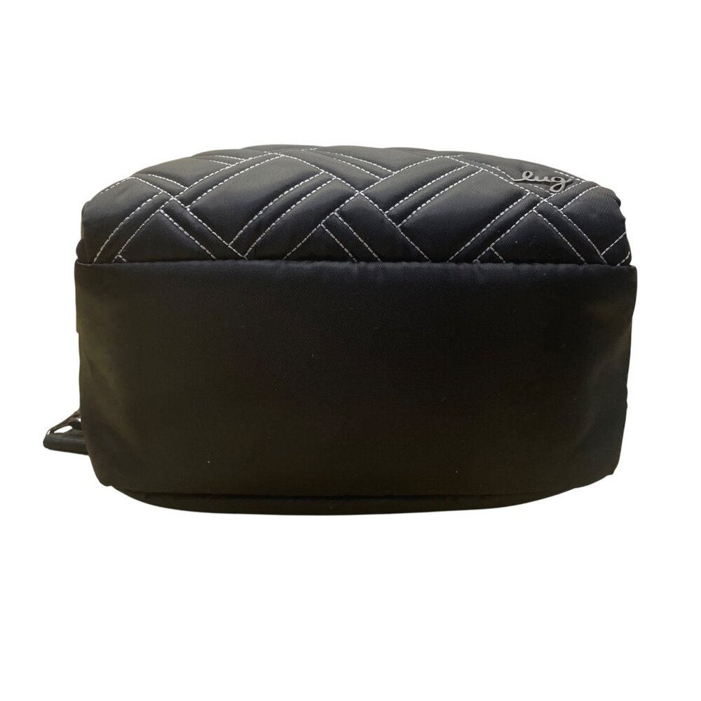 Lug Women’s Black Quilted Nylon Mini Ranger Adjustable Strap Crossbody Bag - Picture 8 of 16